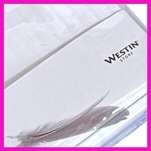 Westin Store King Bedskirt Egyptian Cotton 230 Thread Count Sateen White New